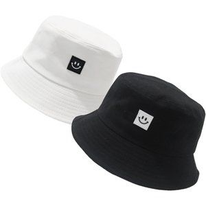 2pack Unisex Cotton Packable Bucket Hat Sun Hat Outdoor Washed Lightweight Cap